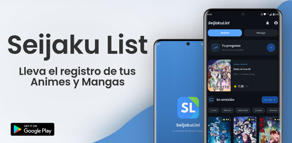 Seijaku List - Lleva el registro de tus Animes y Mangas